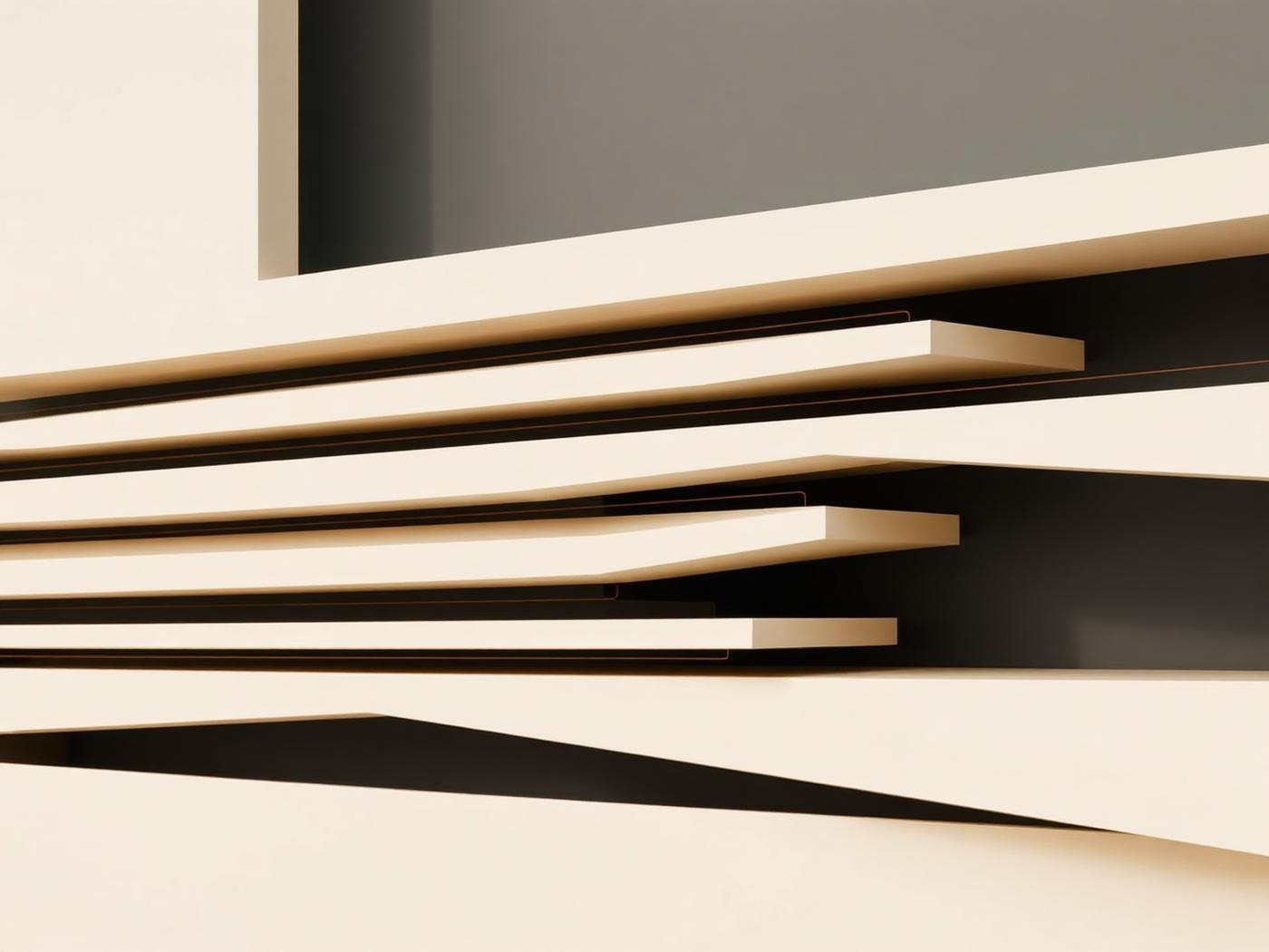 Editorial layered cream composition representing the application step